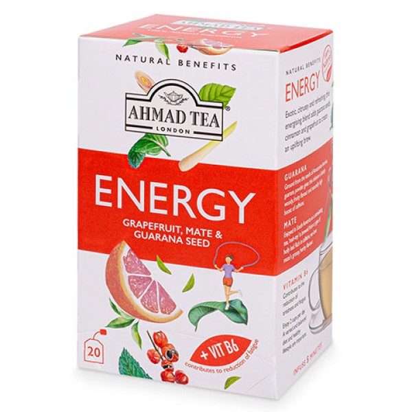 AHMAD TEA чай Енергия 20 бр.